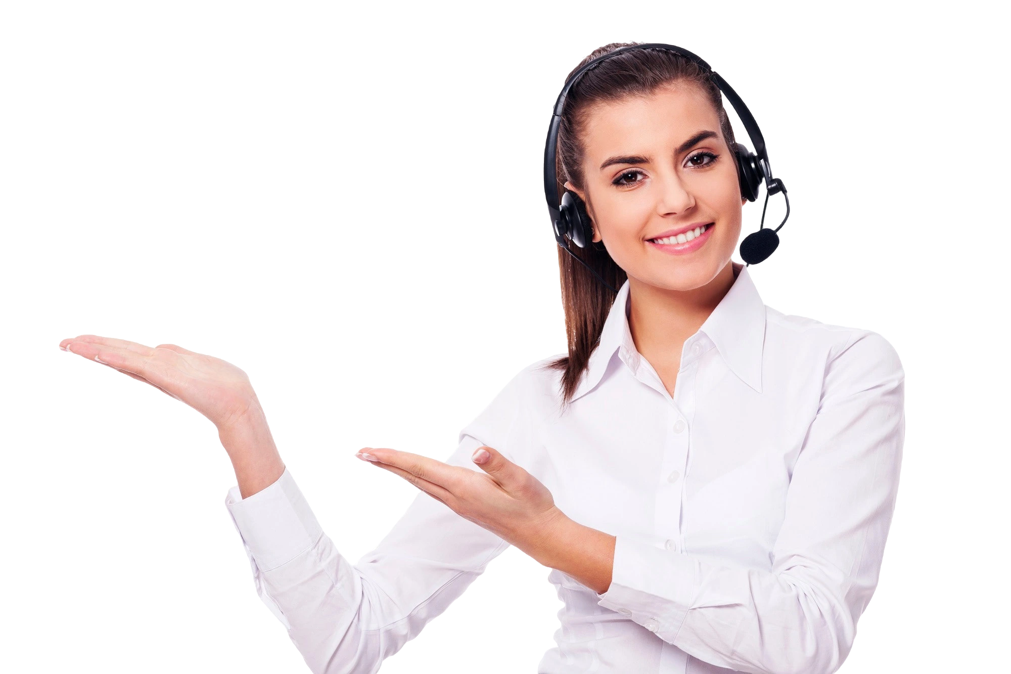 smiling-woman-headset-presentation-something